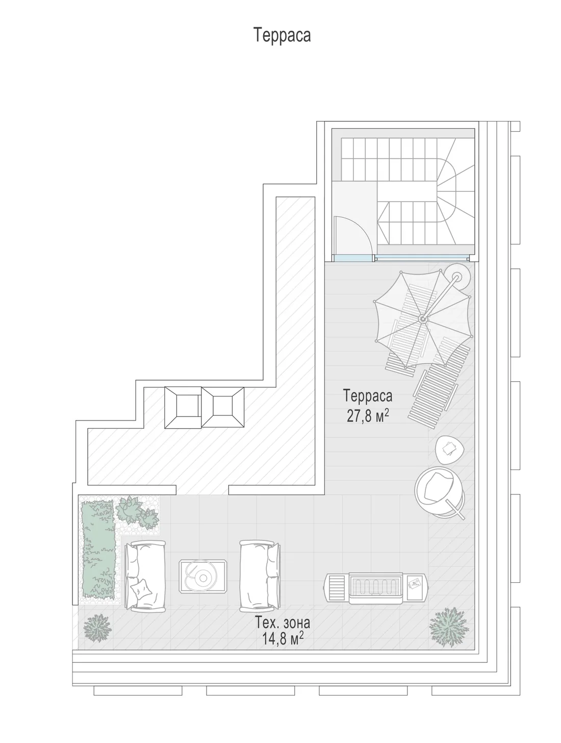 Планировка: Пятикомнатная квартира 298 м² в «Life Time»