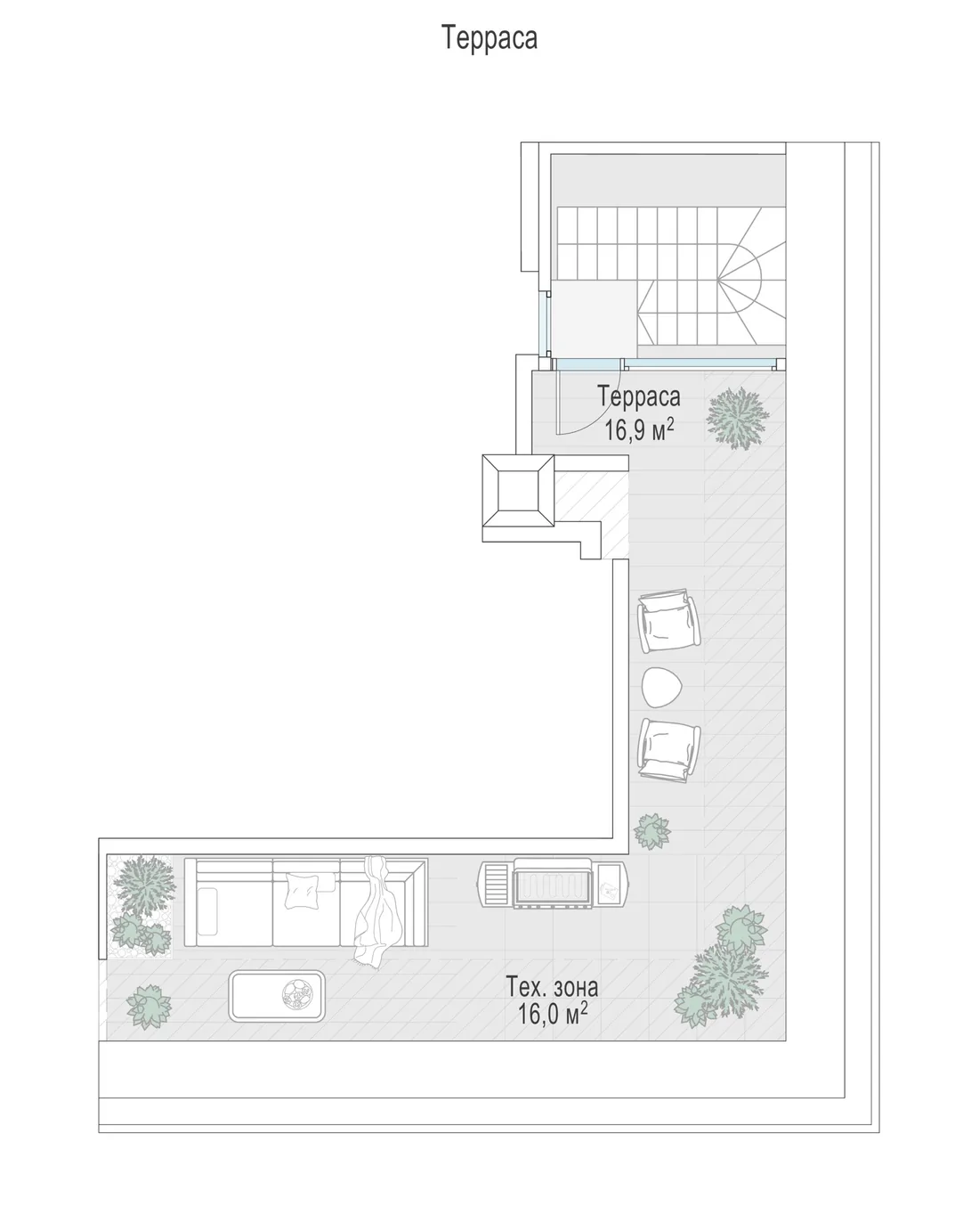 Планировка: Пятикомнатная квартира 301 м² в «Life Time»